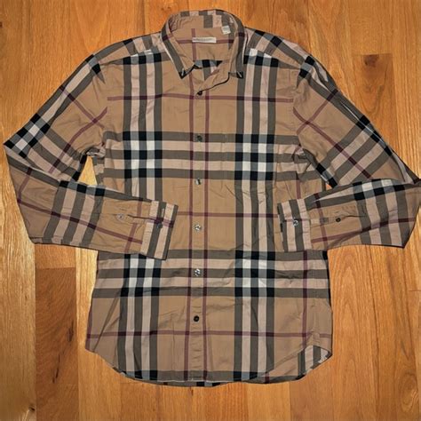 burberry check cotton shirt dress|burberry somerton long sleeved shirt.